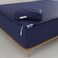 QuickZip Fitted Plus Spare Bundle: 1 Fitted &amp; 1 Zip Sheet Easy Change, Soft Percale 400 Tc 100% Cotton - Queen Size Deep Pocket Sheets - Deep Navy