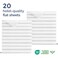 CGK Unlimited Bulk Case Pack of 20 Flat Sheets - Twin Size Flat Sheets - White