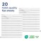 CGK Unlimited Bulk Case Pack of 20 Flat Sheets - Twin Size Flat Sheets - White