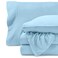 Bare Home Super Soft Fleece Sheet Set (Full, Light Blue)