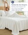 CGK Unlimited 100% Rayon Derived from Bamboo - Bamboo Sheets Full Size - White