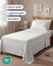 CGK Unlimited Twin 4 Piece Bed Sheet Set - Breathable &amp; Cooling Sheets - Antique White