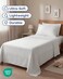 CGK Unlimited Twin 4 Piece Bed Sheet Set - Breathable &amp; Cooling Sheets - Antique White