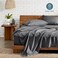 Bare Home Printed Sheet Set - 1800 Ultra-Soft (King, Heathered Grey)