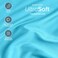 Bare Home Deep Pocket Fitted Sheet (King - 22" Pocket, Aqua)