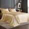 Bedelite Satin Sheets King Size Bed Set, Champagne, 4 Pieces