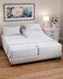 CGK Unlimited Split Queen Sheet Set - Split Queen Sheets for Adjustable Beds - White