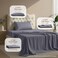 Utopia Bedding Pack of 2 Twin Sheets Set, 3 Pieces 16" Deep Pocket Bed Sheets, Grey