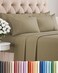 CGK Unlimited Full 6 Piece Bed Sheet Set - Comfy, Breathable &amp; Cooling Sheets - Khaki