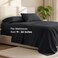 Bare Home Deep Pocket 22" Sheet Set 1800 Ultra-Soft (Twin, Black)