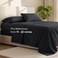 Bare Home Deep Pocket 22" Sheet Set 1800 Ultra-Soft (Twin, Black)