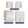 CGK Unlimited Split King 7 Piece Bed Sheet Set - Breathable &amp; Cooling - Beige Stripes