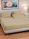 CGK Unlimited Flex Top Split Head King 4 Piece Sheet Set - Ultra-Soft, Breathable - Beige