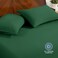 Bare Home Queen Luxury 1800 Ultra-Soft Microfiber Fitted Sheet &amp; 2 Pillowcases - Deep Pockets - Easy Fit - Forest Green
