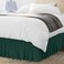 Utopia Bedding Wrap Around Queen Bed Skirt, Easy Fit Elastic Belt, 16 Inch Drop, Emerald
