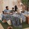 Bare Home Fleece Blanket Luxury Microplush (Giant, Grey)