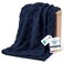 Bedsure Checkered Soft Cozy Throw Blanket for Couch, Navy Blue,50" 60