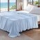Bedsure Silky Soft Cooling Blanket Queen Size, 90"x90", Light Blue