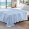 Bedsure Silky Soft Cooling Blanket Queen Size, 90"x90", Light Blue