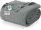 Utopia Bedding 100% Cotton Waffle Blanket Full Size Cool Grey, 90X84 Inch