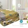 Shesyuki Boho Throw Blanket for Couch Bed, 100% Cotton Soft Rustic Quilt