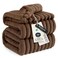 Bedsure Soft Queen Size Blanket for Bed Brown 90"x90