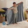 Bare Home Fleece Blanket Luxury Microplush (Kid, Grey)
