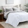 Bare Home Fleece Blanket Luxury Microplush (Full/Queen, Chevron White)