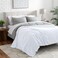 Bare Home Fleece Blanket Luxury Microplush (Full/Queen, Chevron White)