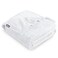 Bare Home Fleece Blanket Luxury Microplush (Full/Queen, Chevron White)