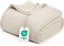 Utopia Bedding Cotton Blend Khaki Waffle Blanket Queen - 90X90 Inches