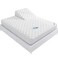 Moonsea Waterproof Split Top Queen Mattress Pad Protector, 34" Top Split from Head