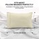 Utopia Bedding Pillow Covers Queen Size Set of 4, Soft and Comfy Pillow Cases, Ivory