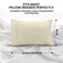 Utopia Bedding Pillow Covers Queen Size Set of 4, Soft and Comfy Pillow Cases, Ivory