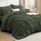 Bedsure 7-Piece Olive Green Comforter &amp; Sheet Set, Queen Bed in a Bag