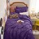 Bedsure Twin Comforter Set &amp; Sheet Set, 5-Piece Purple Bedding Set