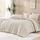 Andency Beige California King Comforter Set, 3 Pieces Boho Bedding Set