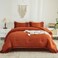 Andency Terracotta Comforter Set Full, 3 Pieces Boho Tassel Bedding