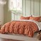 Bedsure Floral Comforter Set Cute Bedding Set Full Reversible Terracotta