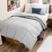 Bare Home Comforter Set - 1800 Ultra Soft (Twin/Twin XL, Cloud Grey)