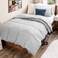 Bare Home Comforter Set - 1800 Ultra Soft (Twin/Twin XL, Cloud Grey)