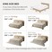 Bedsure King Comforter Set Prewashed Soft Bedding 3PCS Sage Green 104"x90