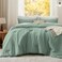 Bedsure Twin/Twin XL Comforter Prewashed Bedding 2PCS Sage Green 68"x88