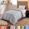 Utopia Bedding Duvet Insert, Twin Comforter 64 X 88 Inches, Light Grey