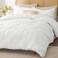 Bedelite Queen Comforter Set White, Lightweight &amp; Soft Comforter