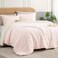 Bedelite Fluffy Sherpa Queen Comforter Set, Pink