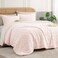 Bedelite Fluffy Sherpa Queen Comforter Set, Pink