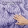 Bedelite Fluffy Queen Comforter Set, Light Purple Fleece Bed Set 3 Pieces