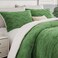 Bedelite Fluffy Sherpa Queen Comforter Set, Sage Green