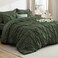 Bedsure Twin Comforter Set &amp; Sheet Set, 5-Piece Olive Green Bedding Set